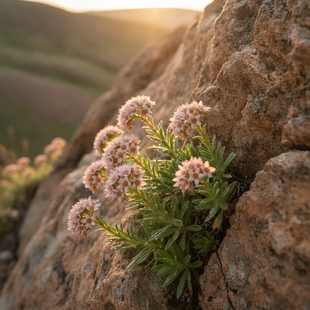 Rhodiola rosea herb in the wild